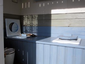 Interiör från Backens dass Interiör