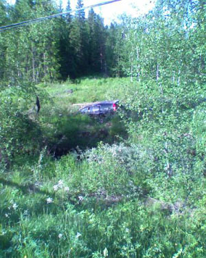 Bilkraschen i &Ouml;stansj&ouml;
