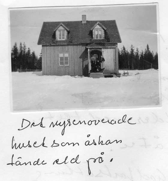 Det nyrenoverade huset f&ouml;re branden